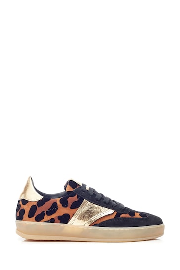 Moda in Pelle Bennet Feature Material Gum Sole Trainers