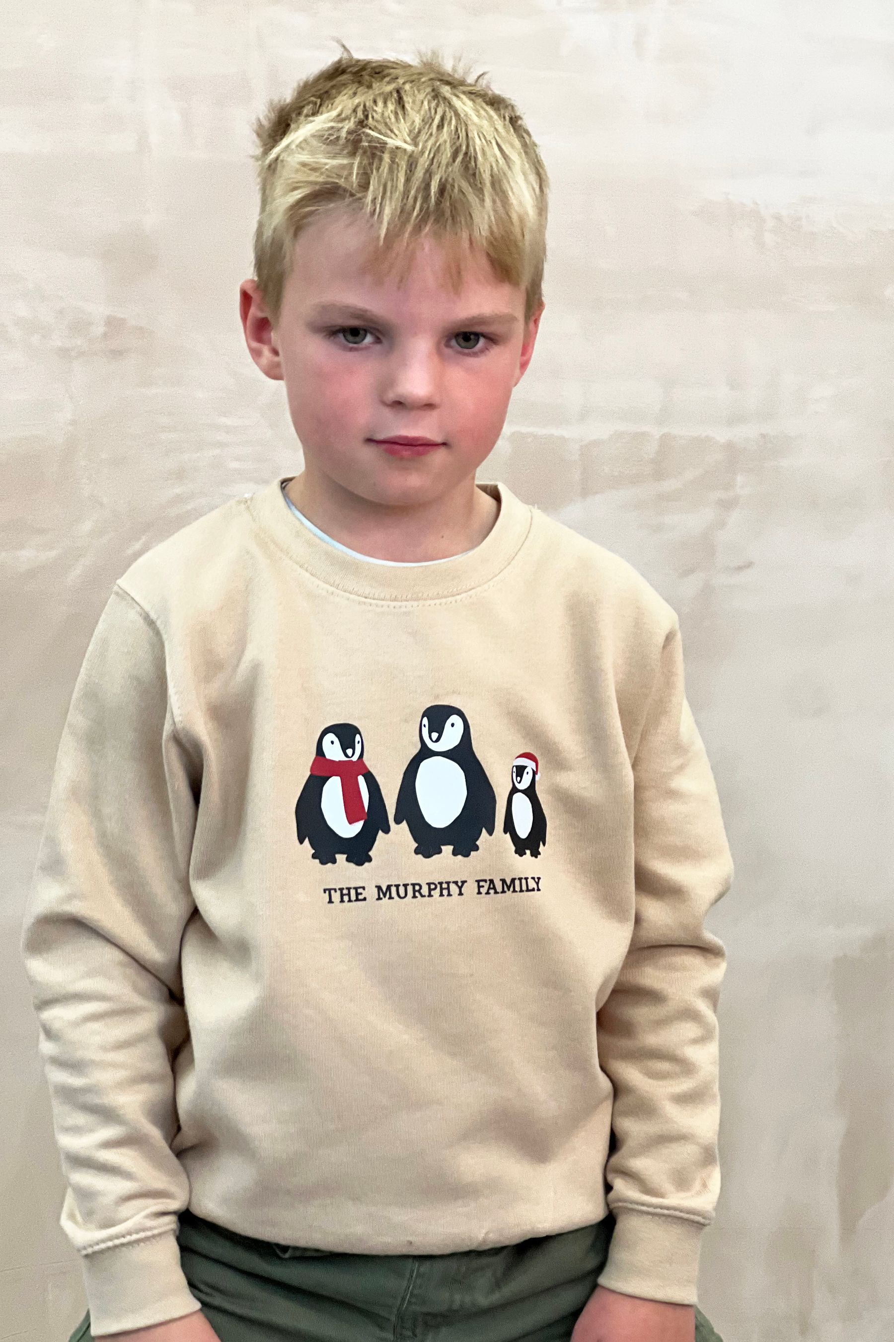 Children's penguin jumper discount