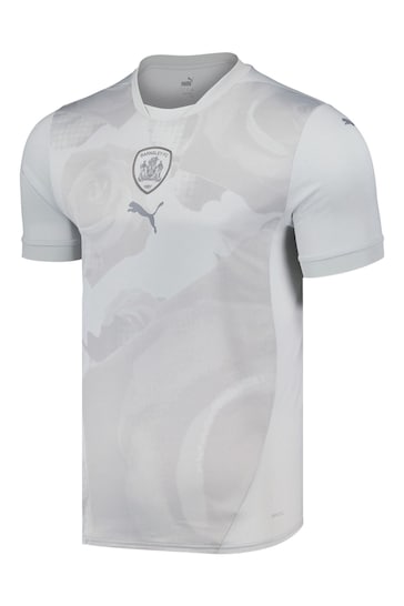 Puma Grey Outsize Barnsley Away Shirt 2024-25