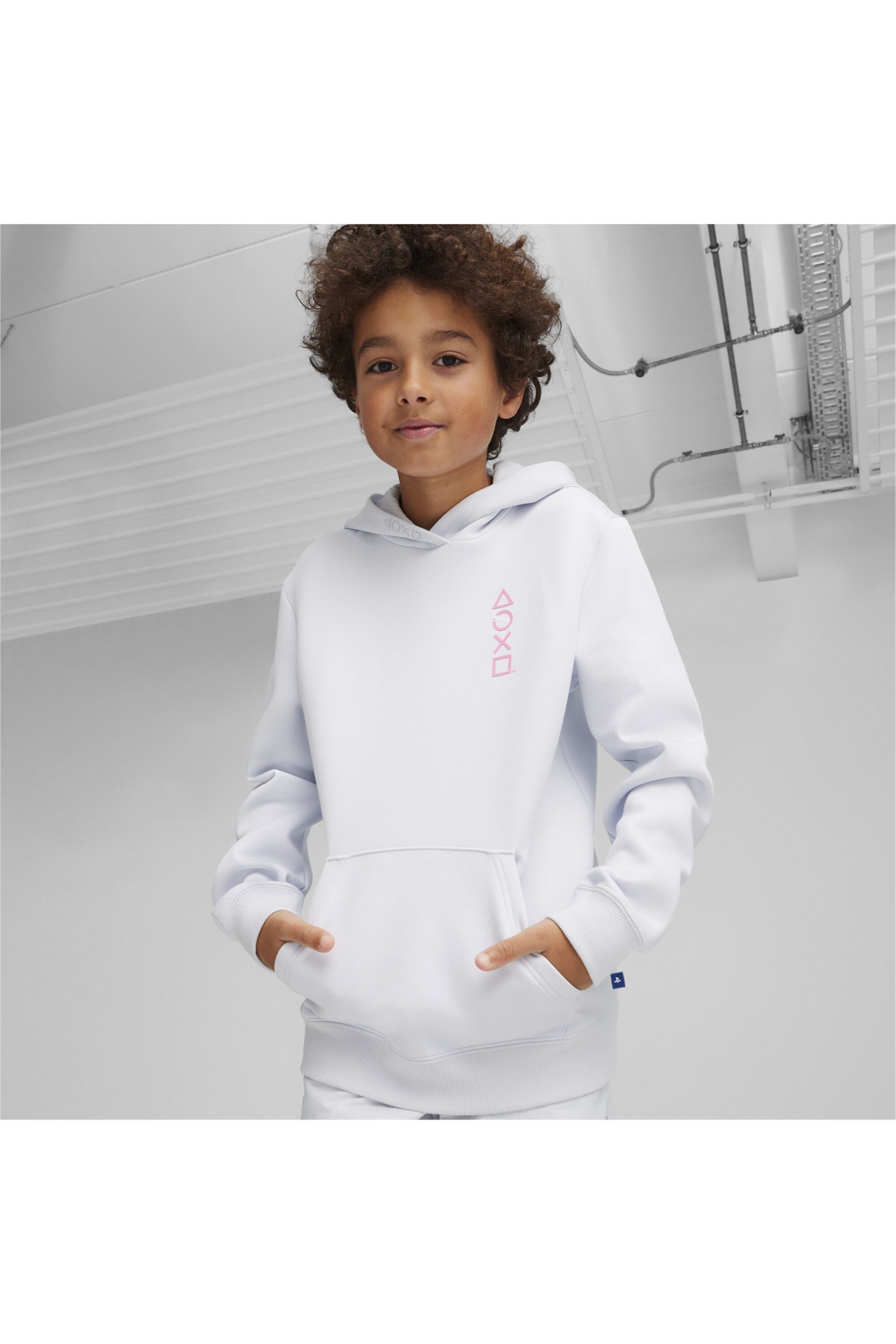 Buy Puma Grey Boys Playstation Youth Hoodie from the Next UK online shop