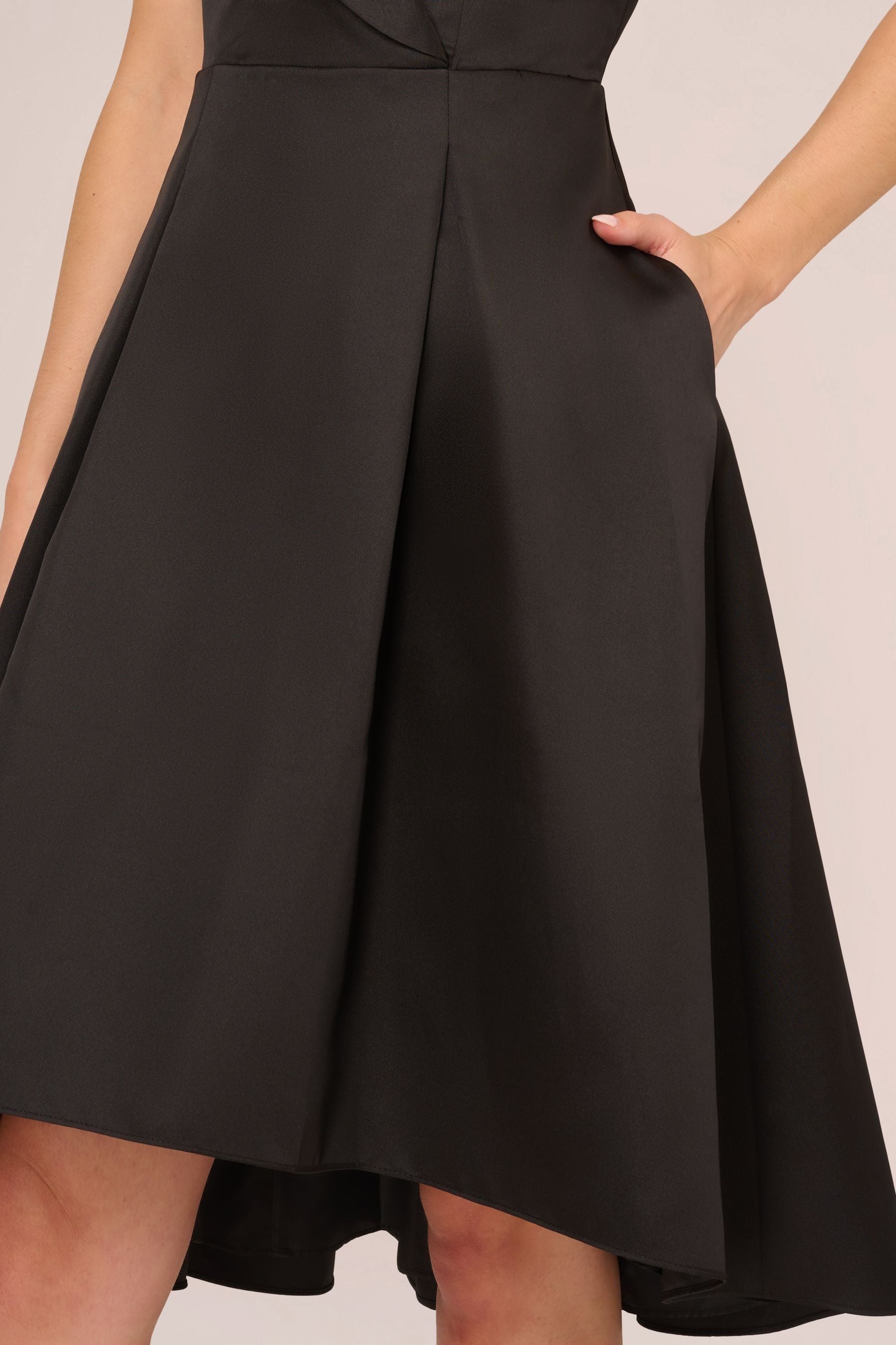 Buy Adrianna Papell High Low Cocktail Black Dress from the Next UK online shop