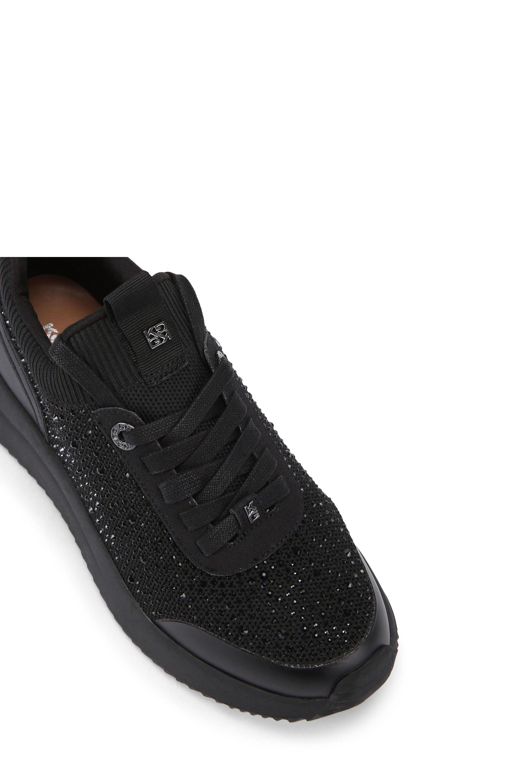 Buy KG Kurt Geiger Layla Knit Lace Up Bling Trainers from the Next UK online shop