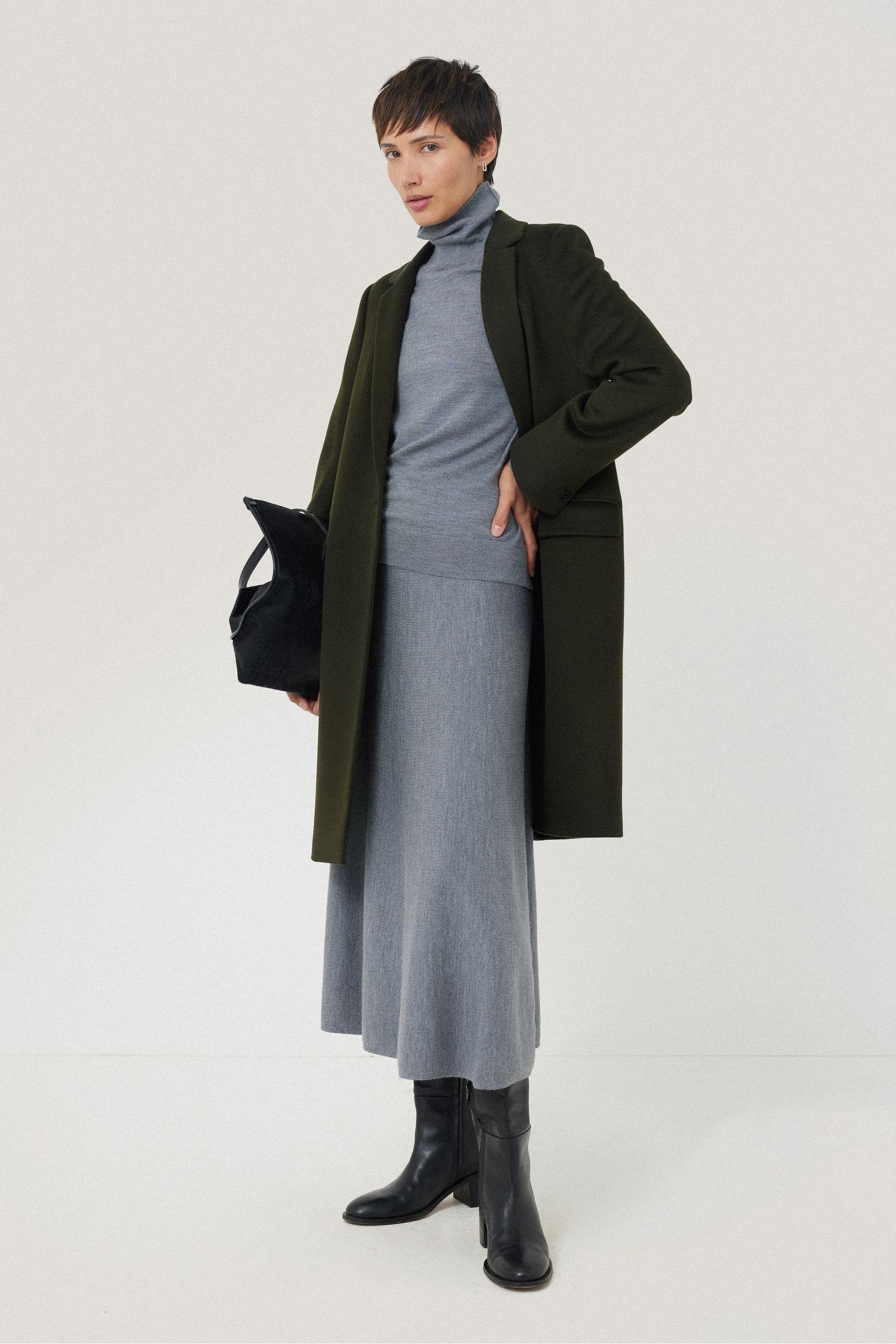 Jigsaw green coat discount