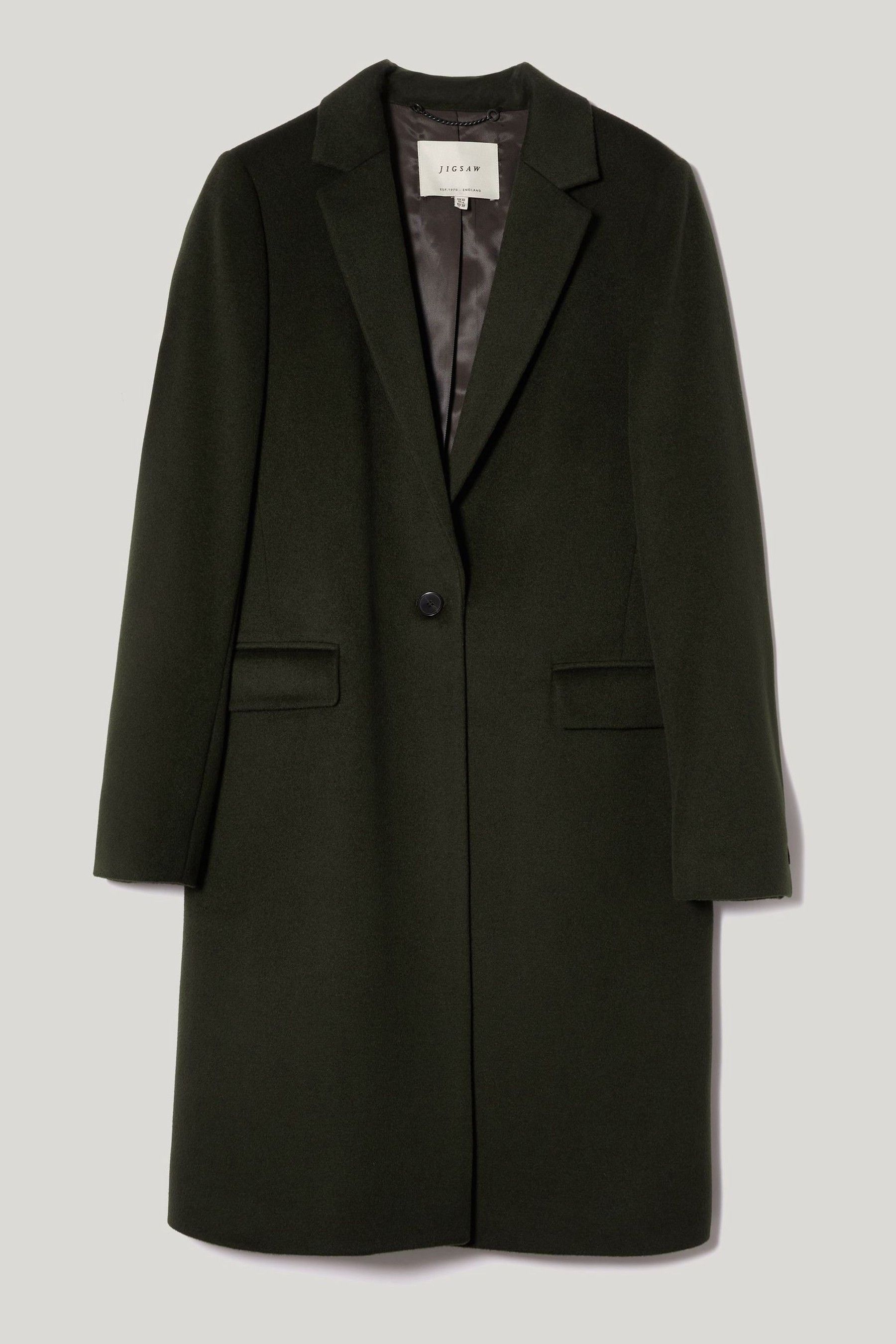 Jigsaw wool coat deals