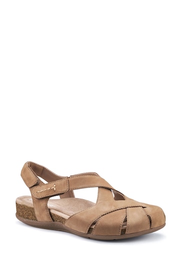 Hotter Tan Brown Catskill II Touch-Fastening Sandals