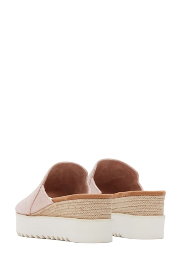 Toms Pink Diana Mules
