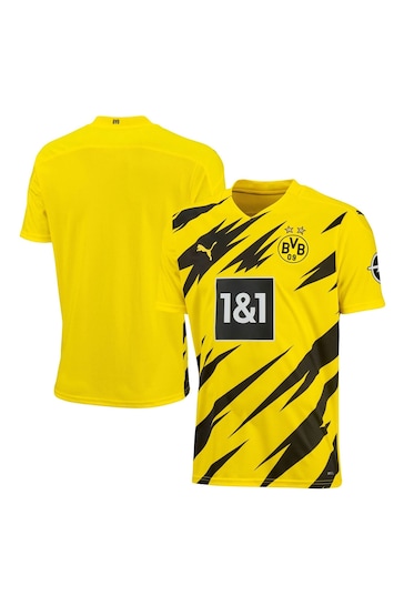 Puma Yellow 2020-21 Borussia Dortmund Home Shirt Womens