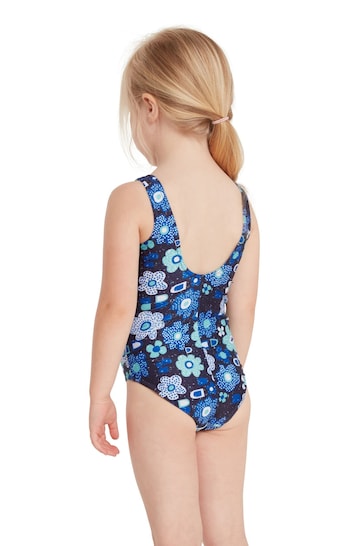 Zoggs Girls Scoopback One Piece Swimsuit