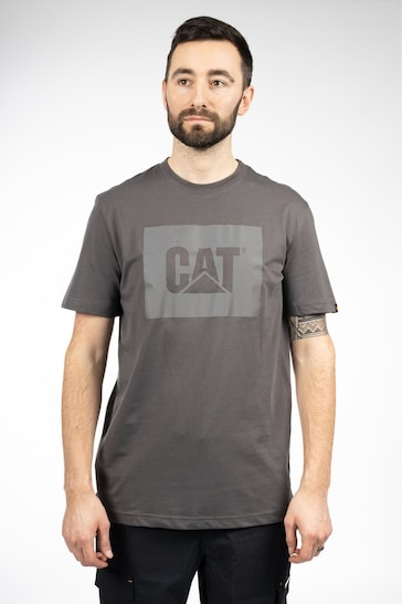 Caterpillar Grey Graphic T-Shirt