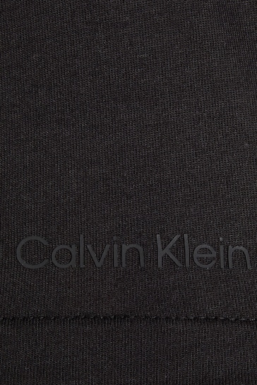 Calvin Klein Logo Cuffed Black Joggers