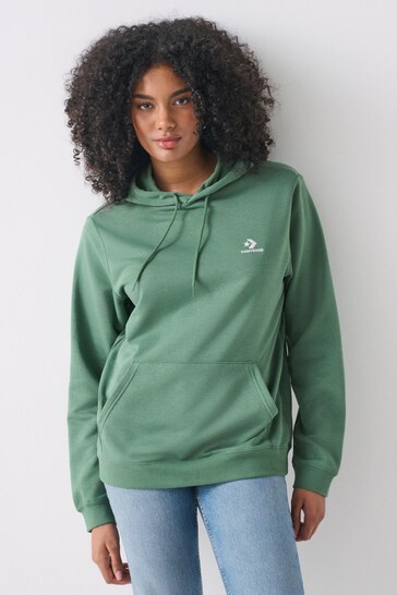 Converse Green Star Chevron French Terry Hoodie