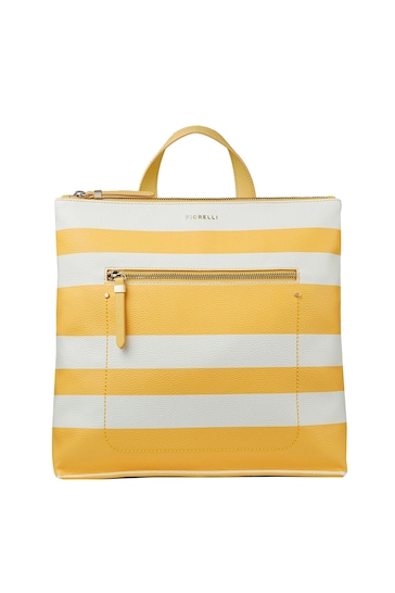 Fiorelli Yellow Finley Large Backpack Print Bag