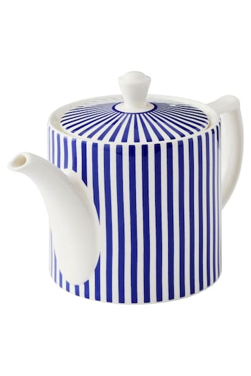 Spode Blue Steccato Teapot