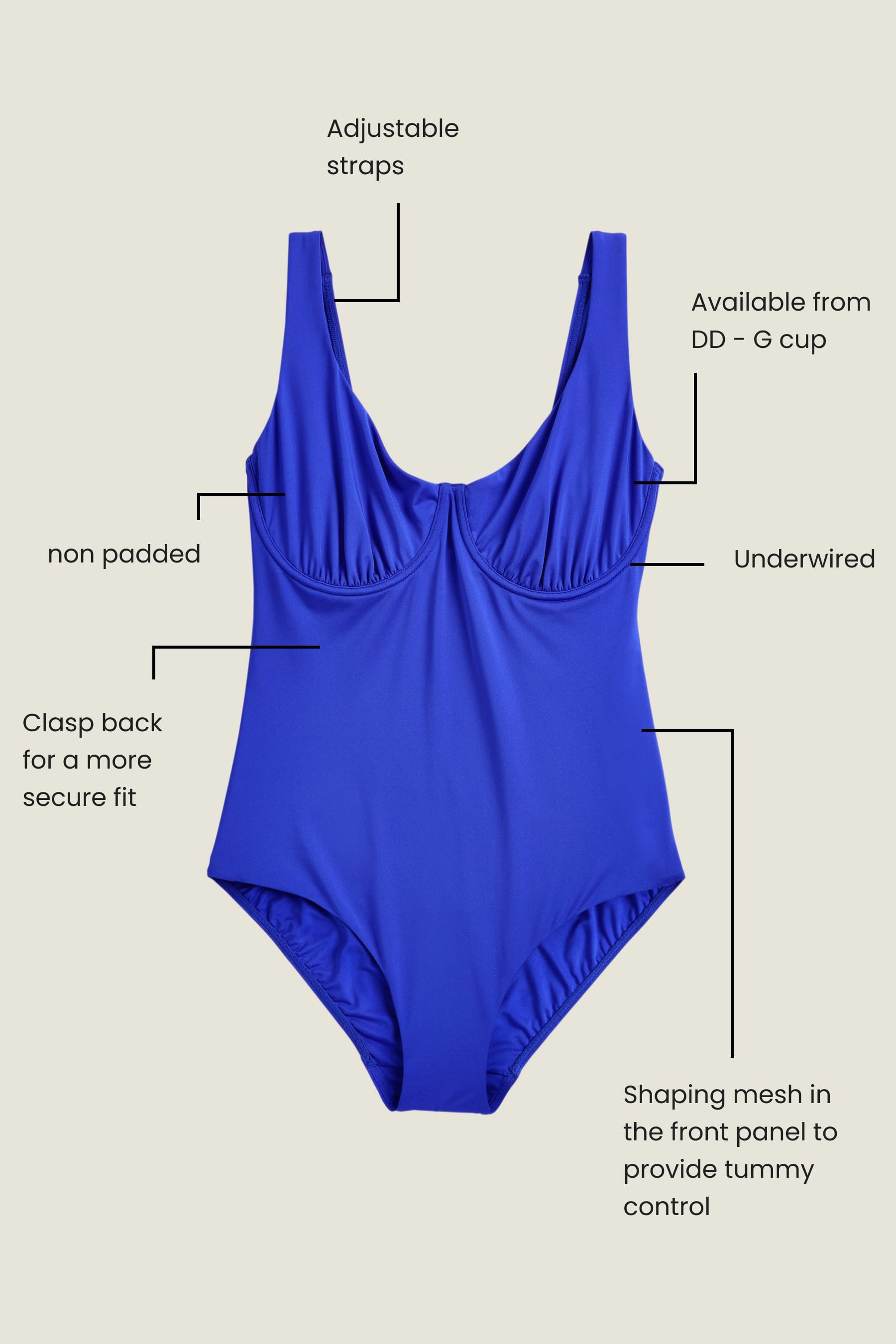 Cobalt blue swimsuit uk online