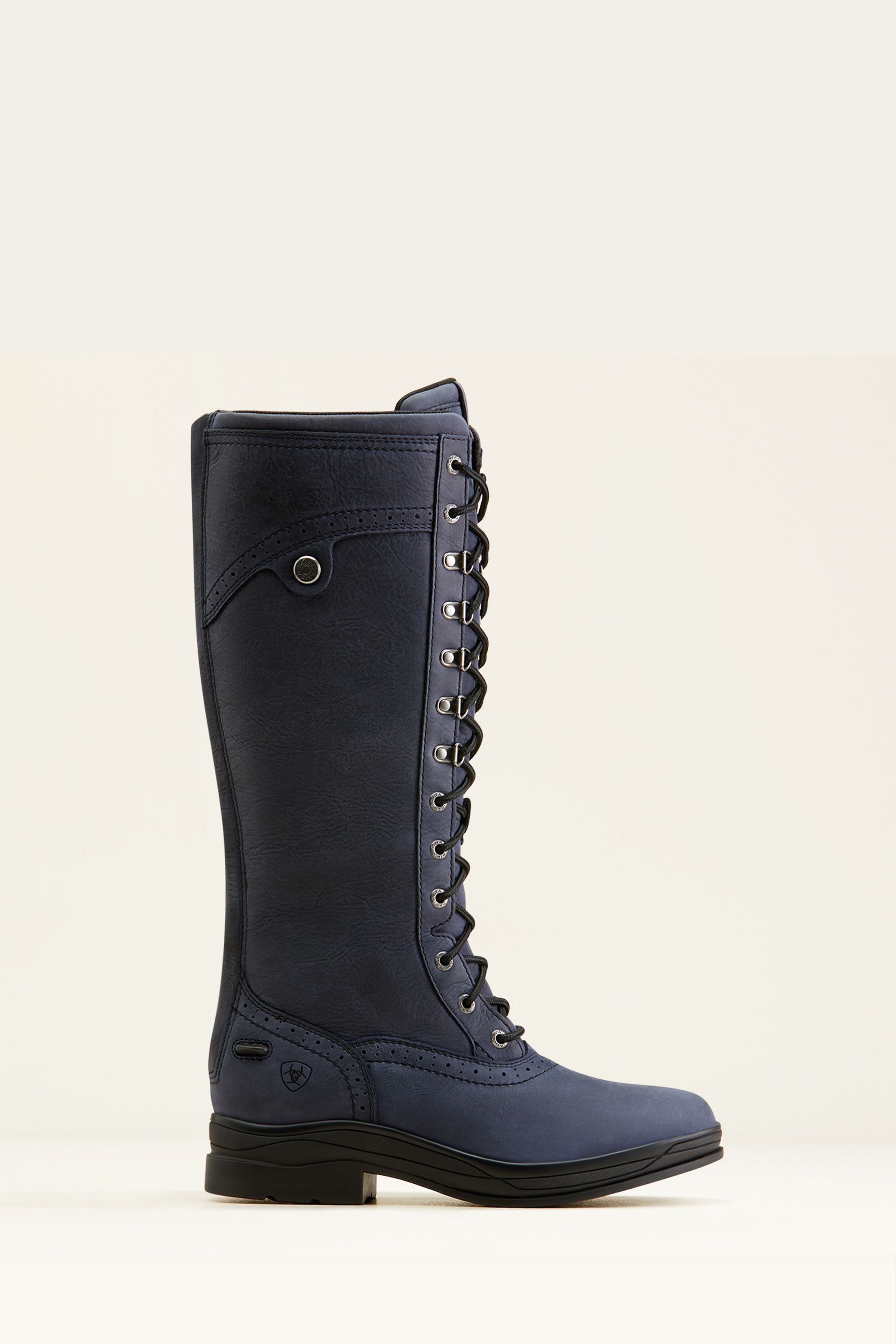 Black ariat lace up boots cheap