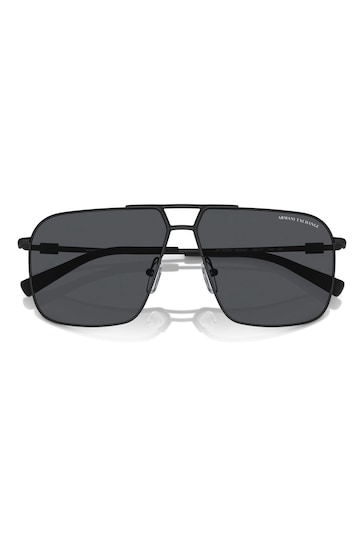 Armani Exchange Ax2050S Pilot Black Sunglasses