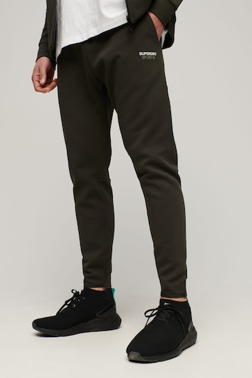Superdry Green Sport Tech Tapered Joggers