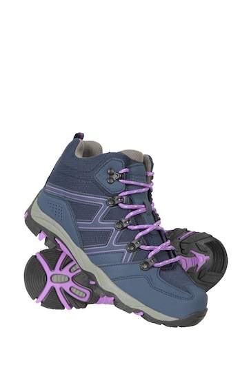 Mountain Warehouse Purple Kids Oscar Walking Boots