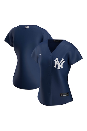 Nike Blue New York Yankees Nike Official Replica Alternate Jersey Womens