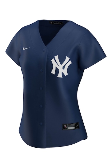 Nike Blue New York Yankees Nike Official Replica Alternate Jersey Womens