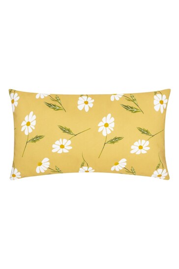 Wylder Nature Yellow Daisies Rectangular Floral Outdoor Cushion