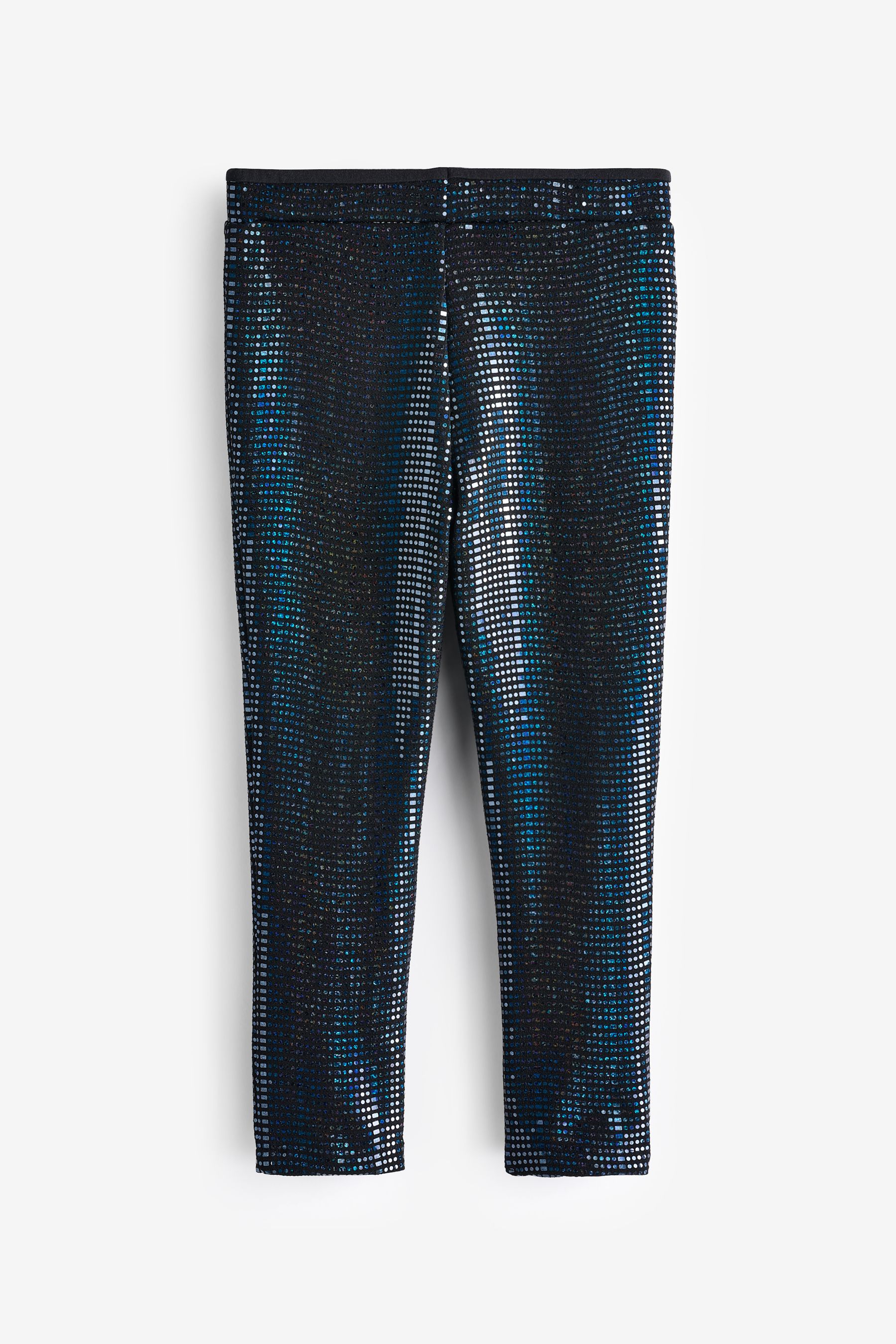 Black glitter leggings shop