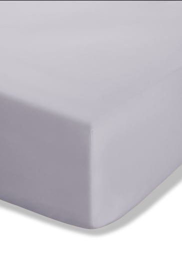 Catherine Lansfield Lilac Percale 180 Thread Count Extra Deep Fitted Sheet
