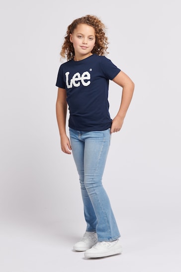 Lee Girls Regular Fit Wobbly Graphic T-Shirt