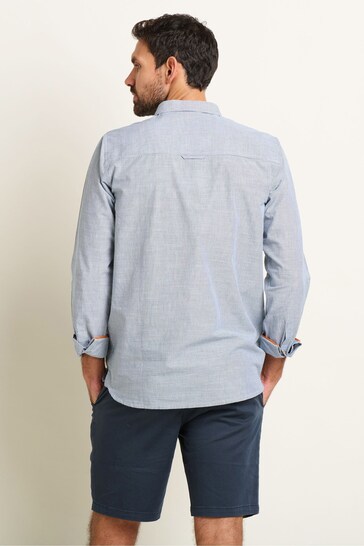 Brakeburn Blue Stripe Long Sleeve Shirt