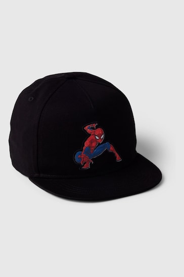 Gap Black Marvel Spiderman Baseball Hat