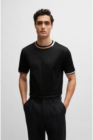 BOSS Black Signature Stripe Premium T-Shirt