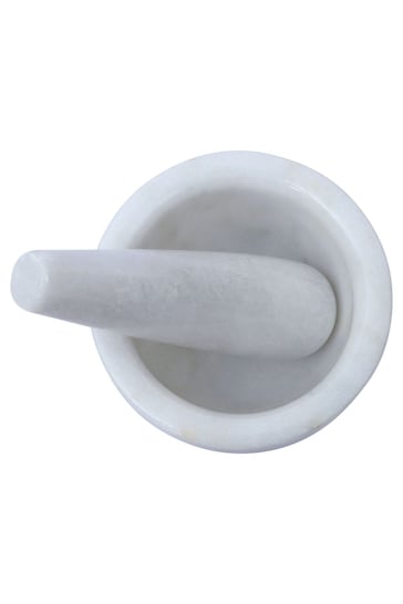 Interiors by Premier White Ziarat Mortar And Pestle