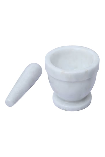 Interiors by Premier White Ziarat Mortar And Pestle