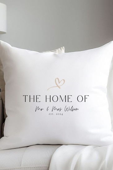 Personalised New Home Cushion by Koko Blossom