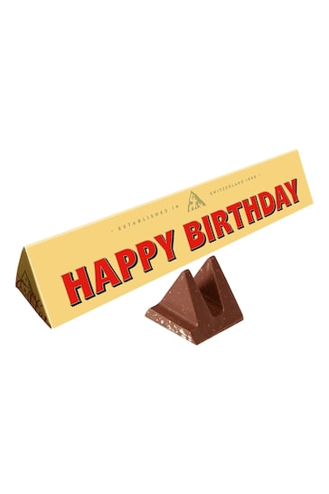 Toblerone Chocolate 360G Happy Birthday Bar