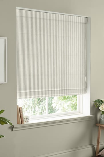 Sophie Allport Natural Stamford Stripe Made to Measure Roman Blinds