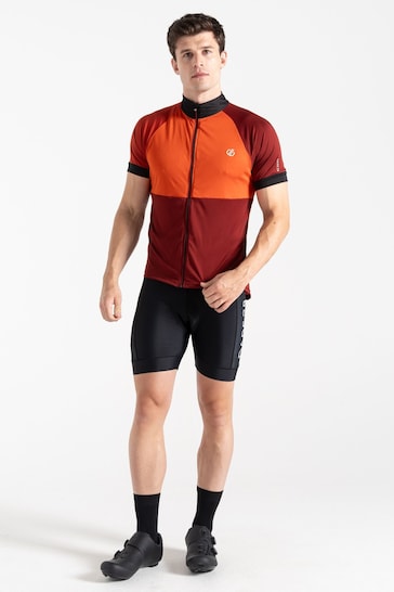 Dare 2b Orange Protraction III Zip-Up Lightweight Cycling Jersey