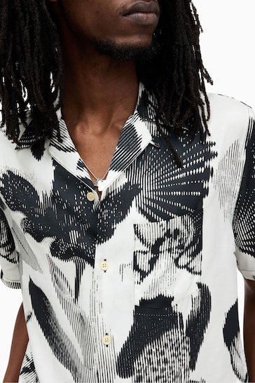 AllSaints White Frequency Shirt
