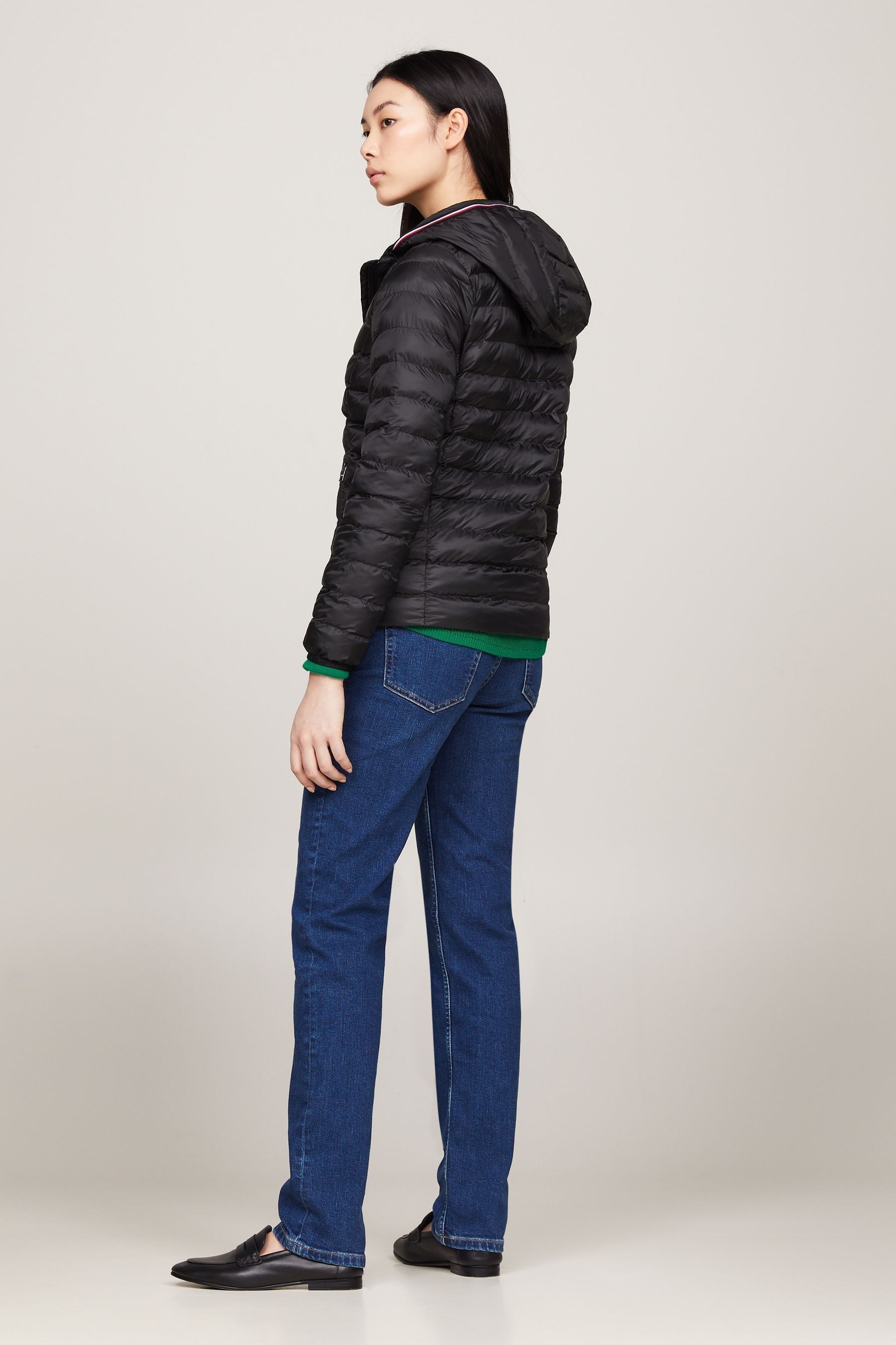 Black denim jacket tommy hilfiger clearance