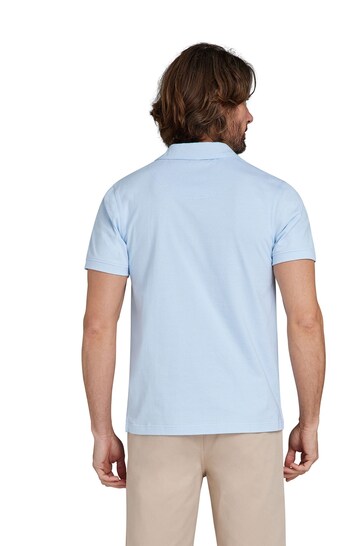 Raging Bull Blue Feeder Stripe Jersey Polo Shirt