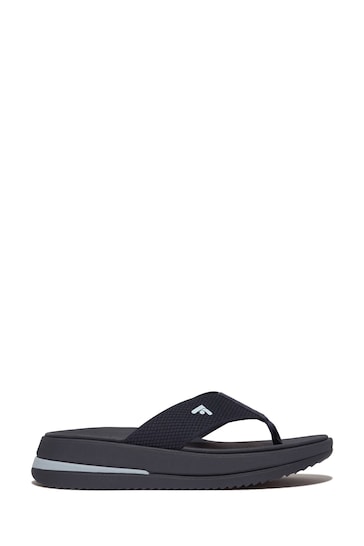 FitFlop Blue Surff Two Tone Toe Post Sandals