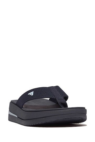 FitFlop Blue Surff Two Tone Toe Post Sandals