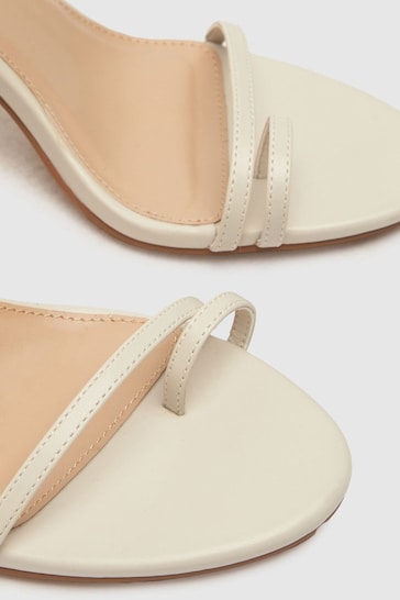 Schuh Cream Stasia Toe Loop Heels