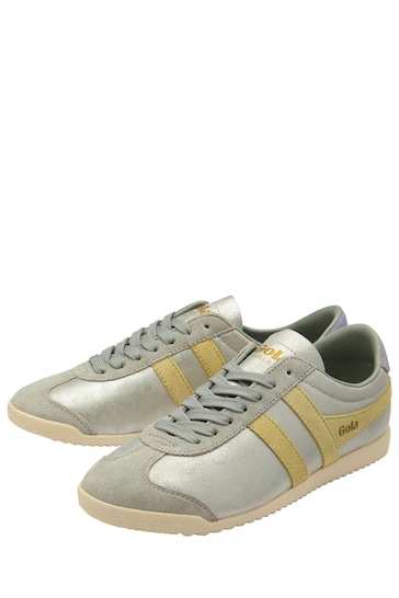 Gola Silver Ladies Bullet Blaze Lace-Up Trainers