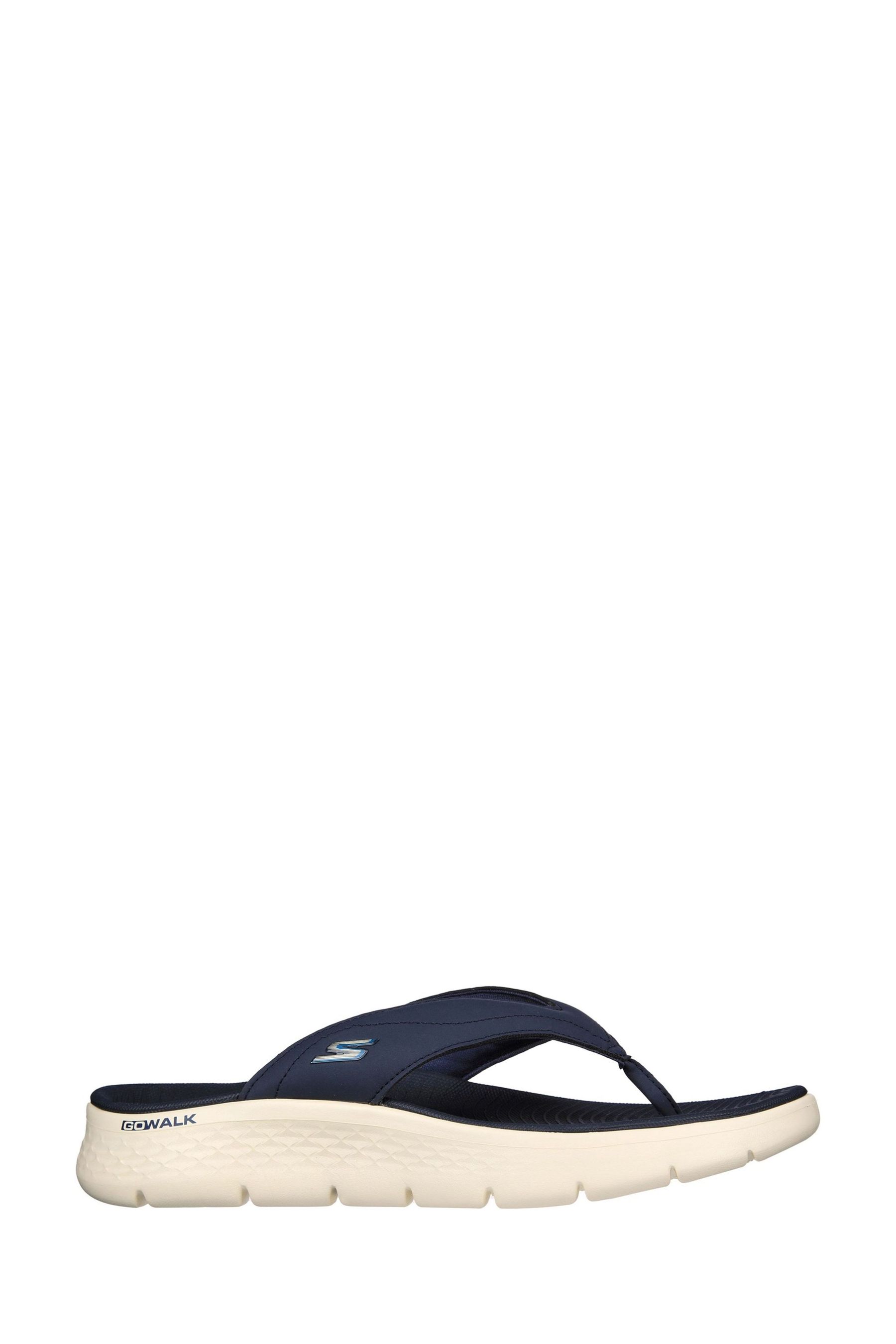 Skechers blue sandals discount