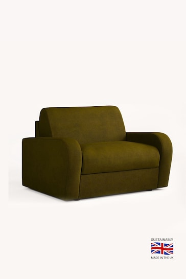 Jay-Be Brushed Twill Hunter Green Brushed Deco Snuggle Sofa Bed