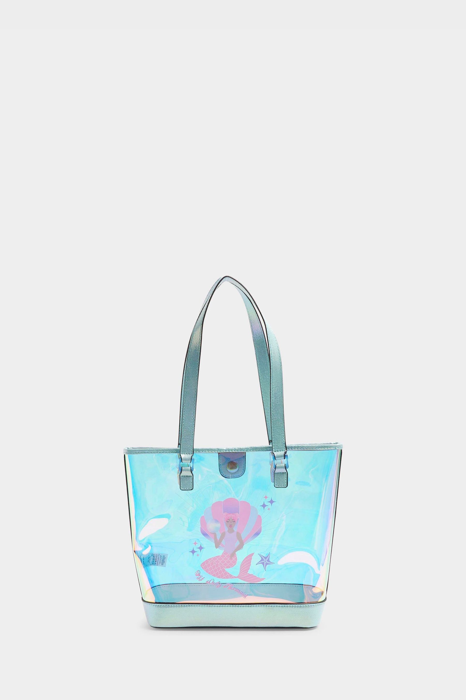 Buy River Island Blue Girls Vinyl Mermaid Beach Bag from the Next UK online shop