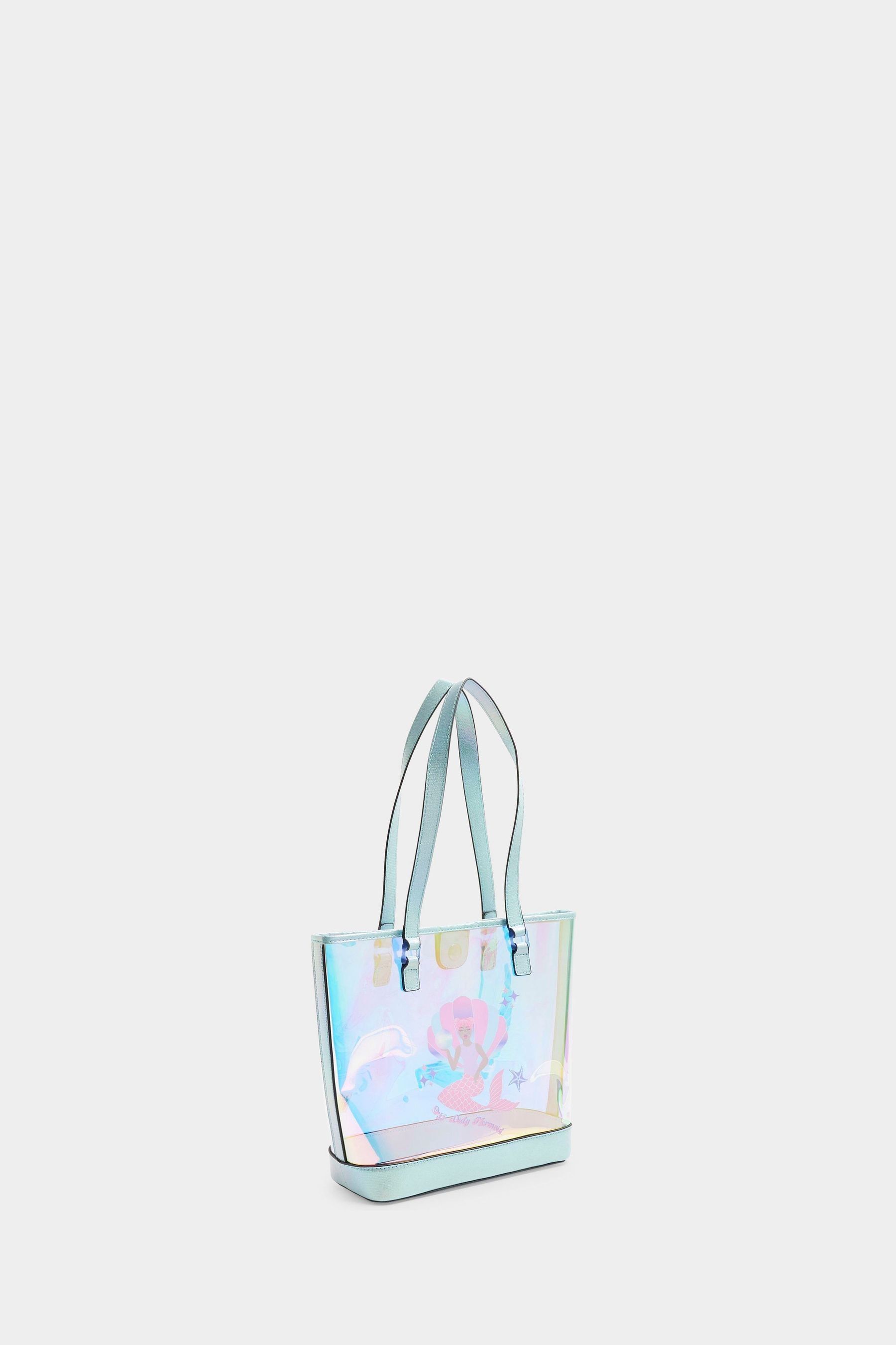 Buy River Island Blue Girls Vinyl Mermaid Beach Bag from the Next UK online shop