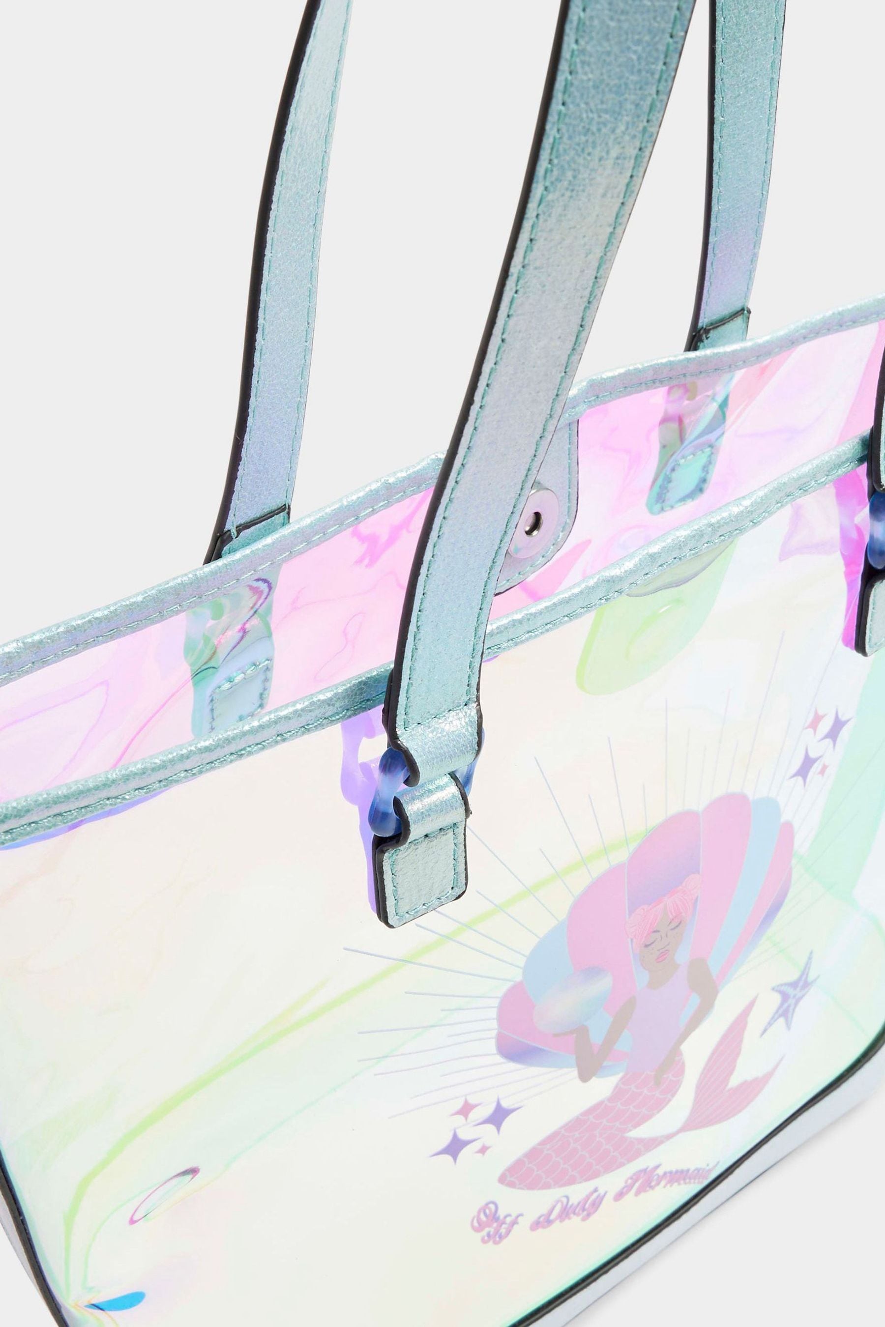 River island clear beach bag store