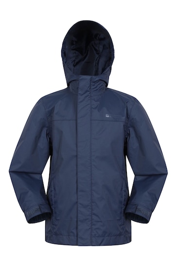 Mountain Warehouse Blue Kids Torrent Waterproof Jacket